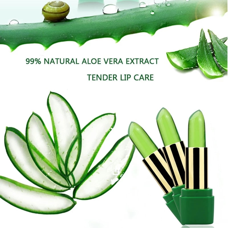 Aloe Vera Moisturizing Lip Balm - GlamSnatch